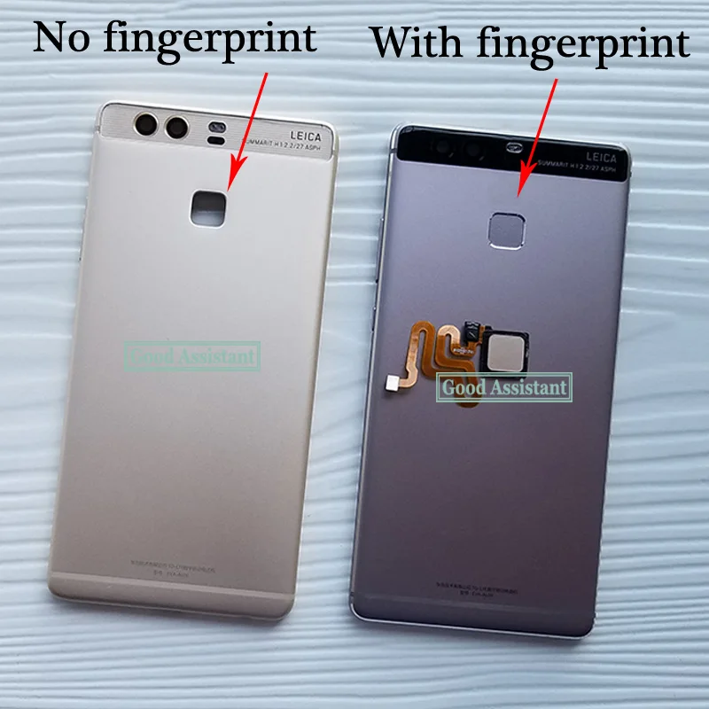 Оригинальная б/у 5,5 дюймов для Huawei P9 Plus VIE-L09 VIE-AL10 VIE-L29 задняя Батарея крышка дверца батарейного Корпус задняя Стекло запчасти