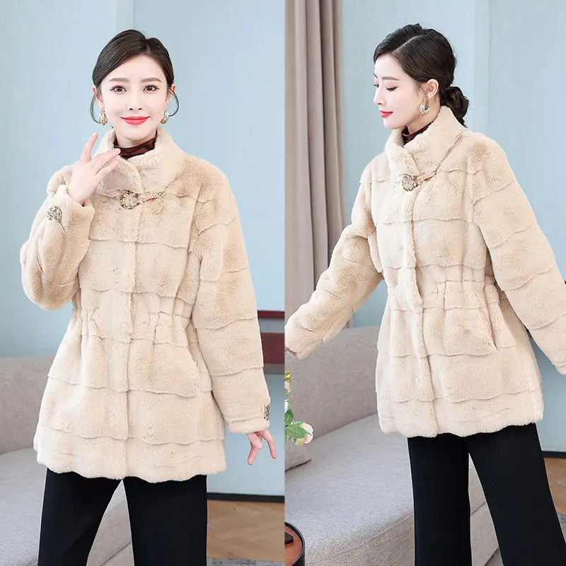 Women real mink coats female mink fur coat genuine long fur coat ladies winter clothes oversize 6xl 5xl 7xl natura fur coats