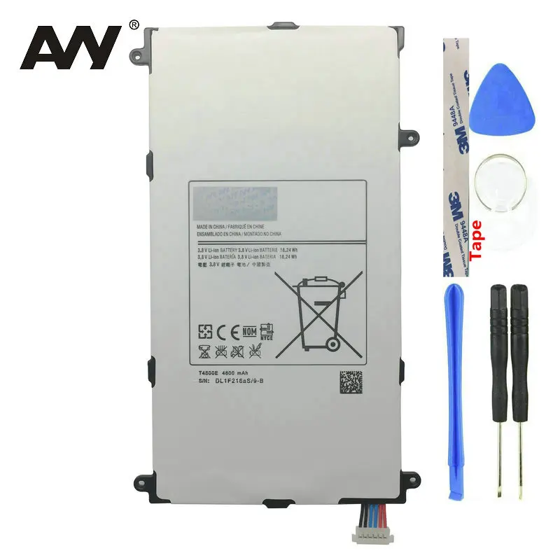 

4800mAh T4800E T4800U Battery For Samsung Galaxy Tab Pro 8.4" T325 SM-T320 SM-T321 Tablet Replacement Batteries AVY