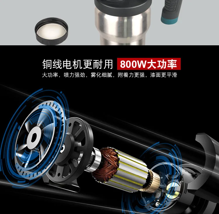 220V 800W Электрический распылитель высокого давления для автомобиля распылитель для автомашины/дома