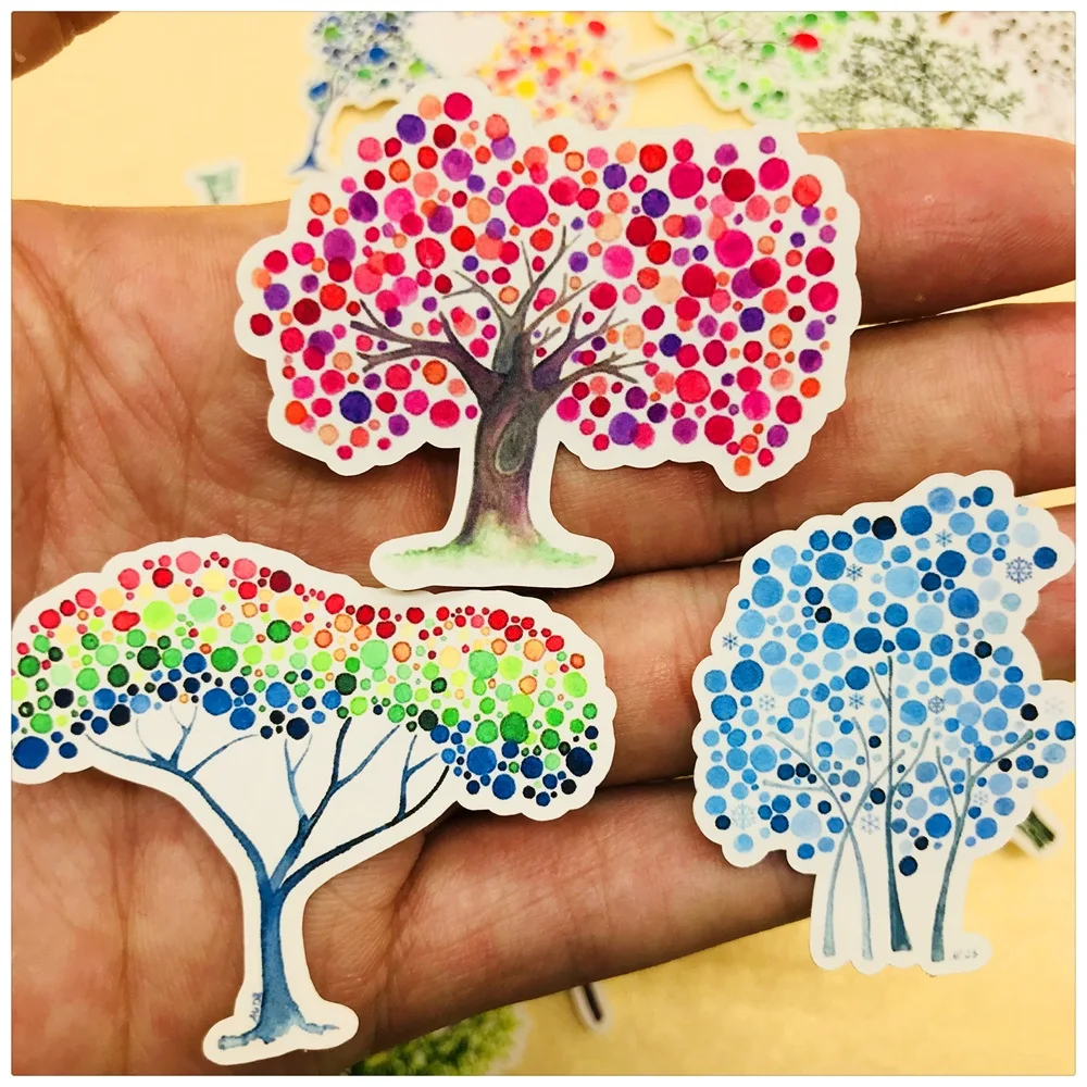 27 шт./упак. 2019 Винтаж саженцы деревьев стикер набор для скрапбукинга альбом мусор