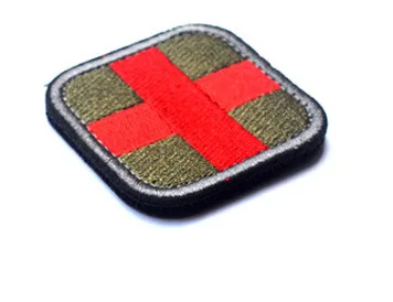 green(gray line) Медицинский красный крест, патч для первой помощи, ЭМТ, EMS, травма, аварийная ситуация, медицинский, фельдшер, аварийный набор, Тактический Патч - Цвет: green(gray line)
