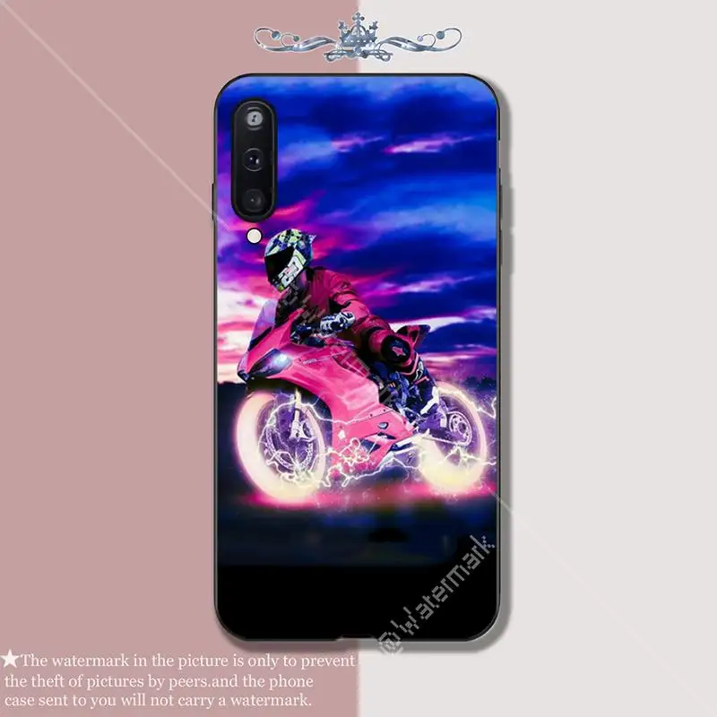 Роскошный силиконовый чехол YNDFCNB для телефона с мотоциклом мальчиков и девочек