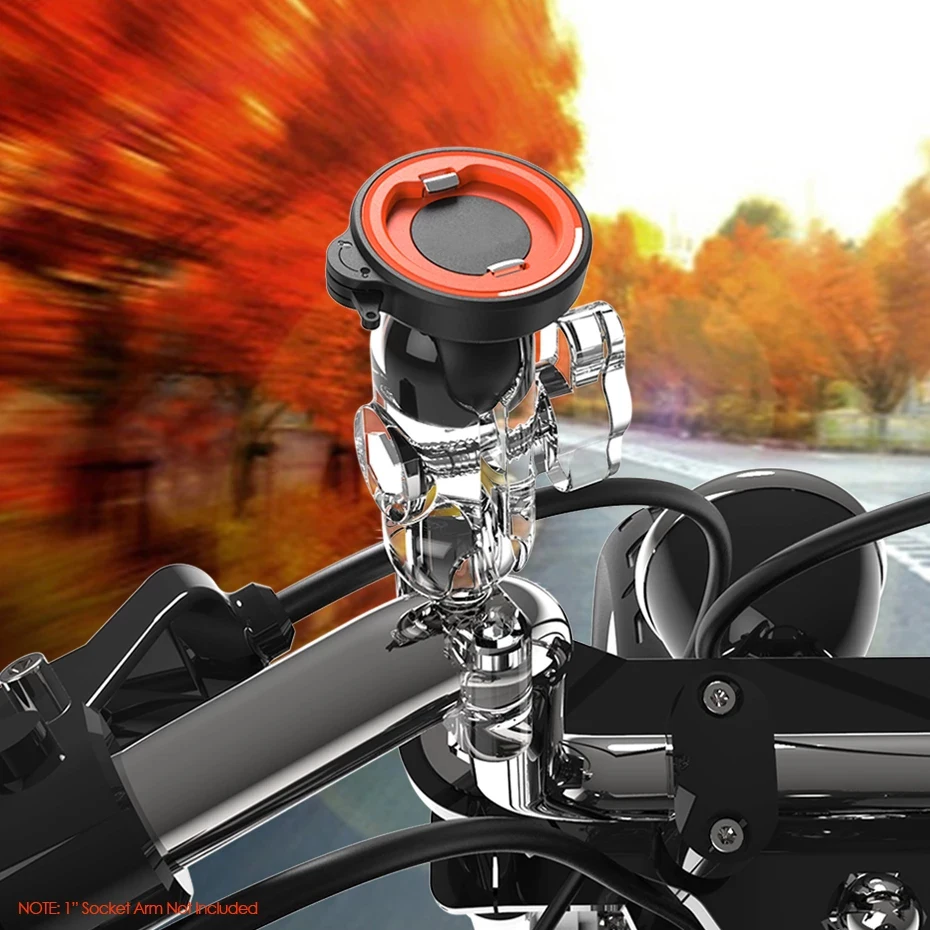 universal 1 inch ball moto quick mount stand motorcycle phone holder bicycle handlebar socket mounting arm clamp bracket free global shipping