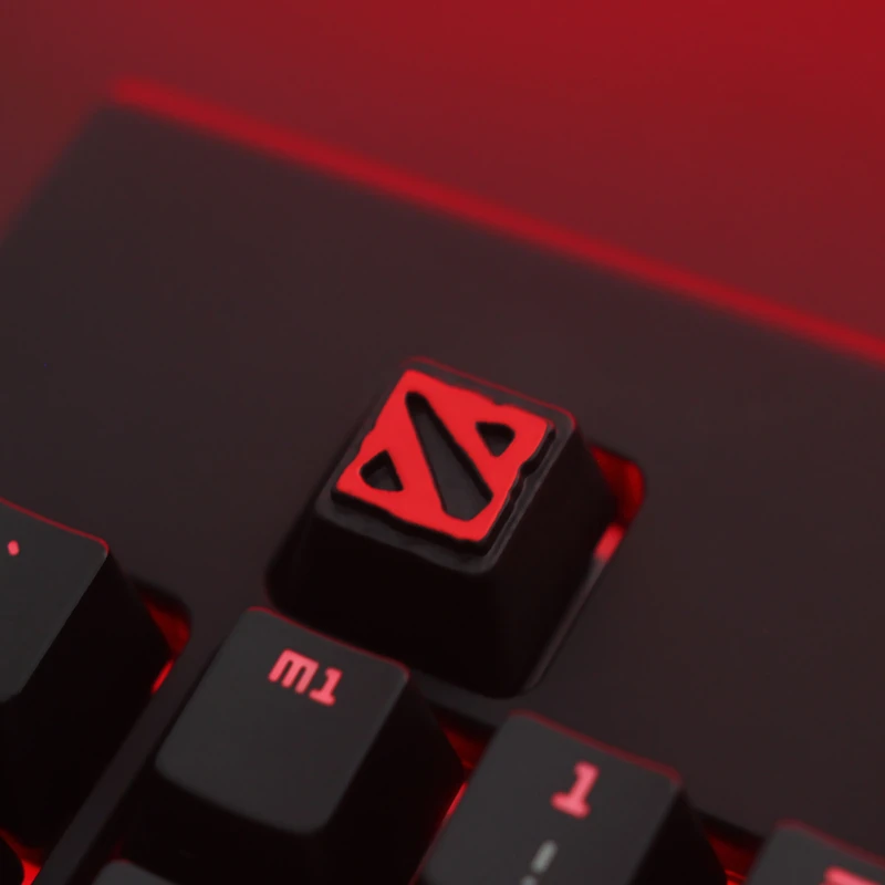 KeyStone Keycap 1 шт. DOTA2 тема алюминиевый сплав металлические механические клавиатуры