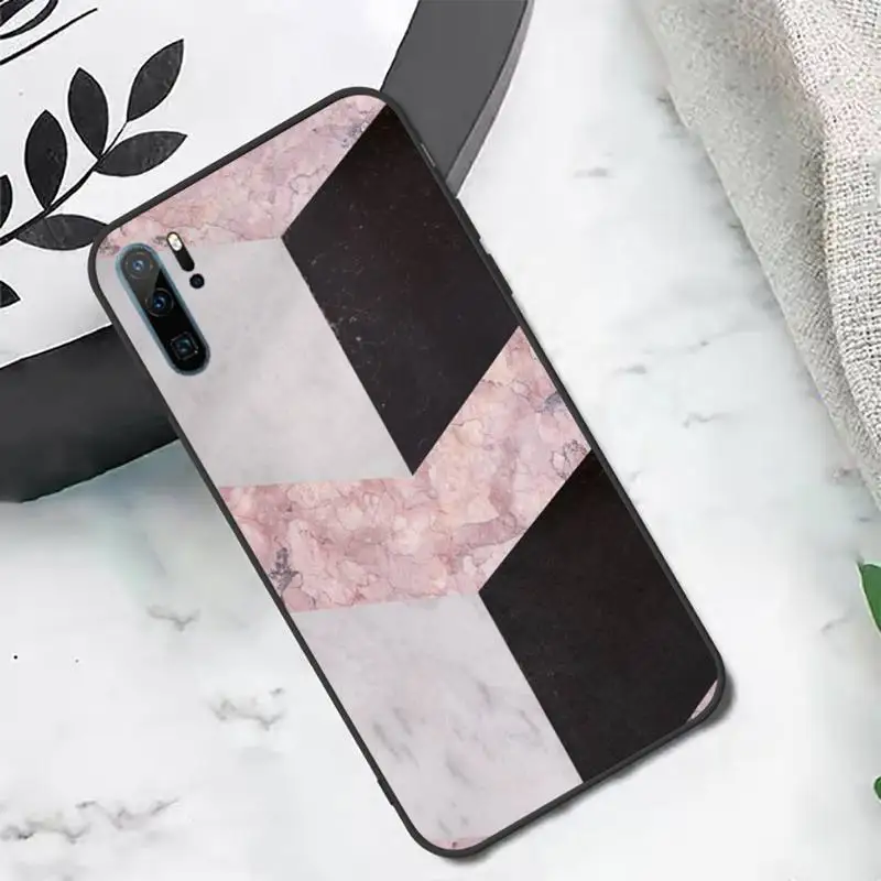 

marble geometry colorful pattern Phone Case For Huawei honor Mate P 10 20 30 40 i 9 8 pro x Lite smart 2019 nova 5t