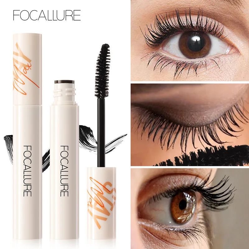 

FOCALLURE Mascara Lengthening Black Lash Eyelash Extension Eye Lashes Brush Beauty Makeup Waterproof Curling No Blooming