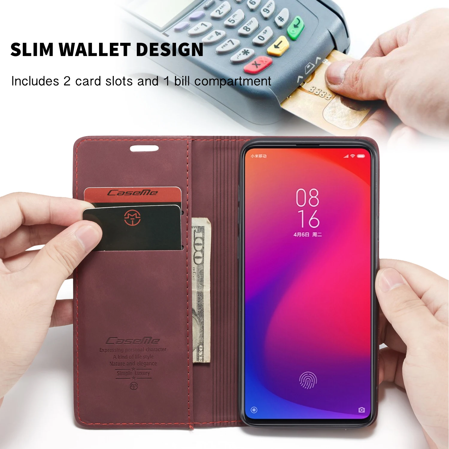 Чехол Me в стиле ретро и матовый чехол-раскладушка для mi 9, Red mi note8 и K20 Series, чехол для мобильных телефонов s, который можно вставить и сложить