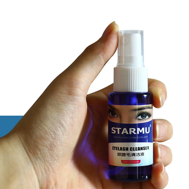 2021 жидкость для чистки ресниц наращивание накладных чистый спрей прививочное