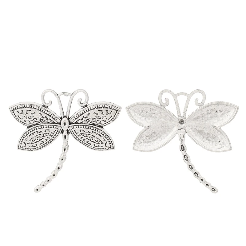 Подвеска в виде большой стрекозы из тибетского серебра 3 шт. подвески насекомых
