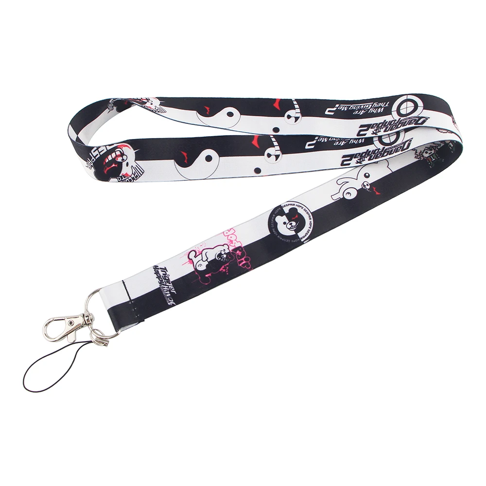 

DL1012 Anime Danganronpa Lanyard for Key Neck Strap For Card Badge Gym Lanyard Key Necklace DIY Hang Rope Necklace