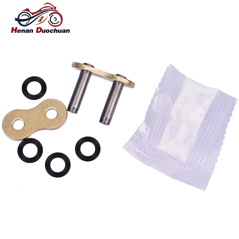 10pcs 428HX 520HX 525HX 530HX 428 520 525 530 Ring Bike Part Hollow Rivet Oil Seal Chain Buckle Connector Lock Connecting Link enlarge