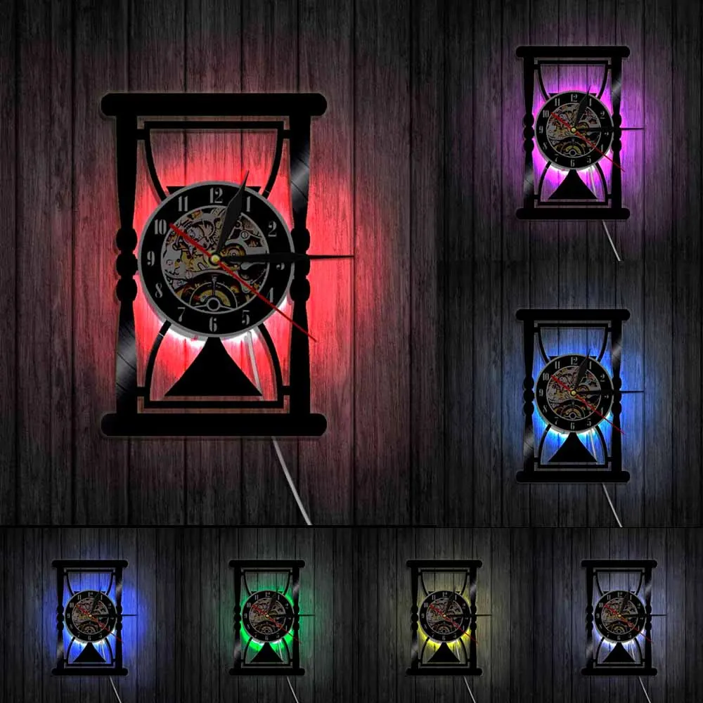 Часы настенные Виниловая пластинка декоративные часы с таймером винтажные