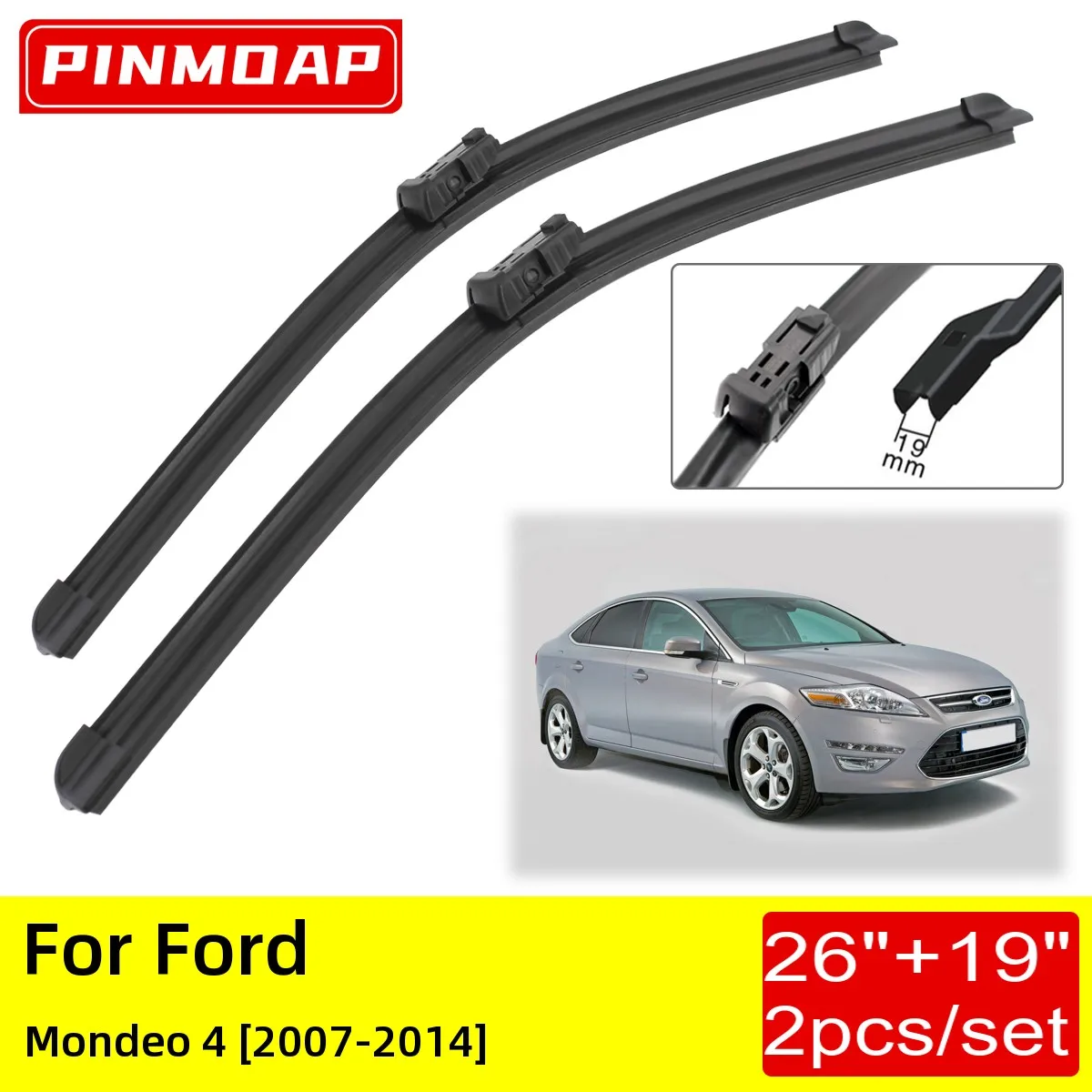 

Щетки стеклоочистителя передние для Ford Mondeo 4 2007 2008 2009 2010 2011 2012 2013 2014