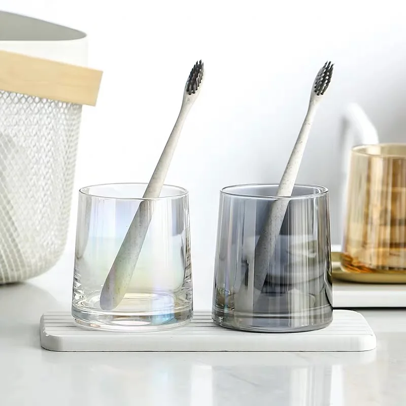 

Hotel Vanity Countertops Bathroom Homestay Brush Tumbler Cup Bathroom Accessary