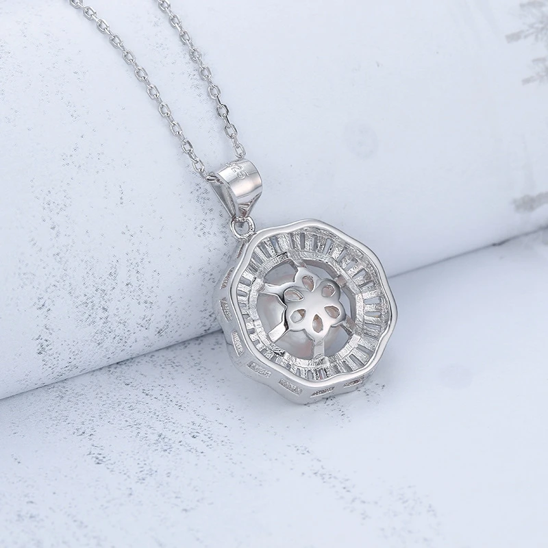 

Женское ожерелье из серебра 925 пробы, с жемчугом