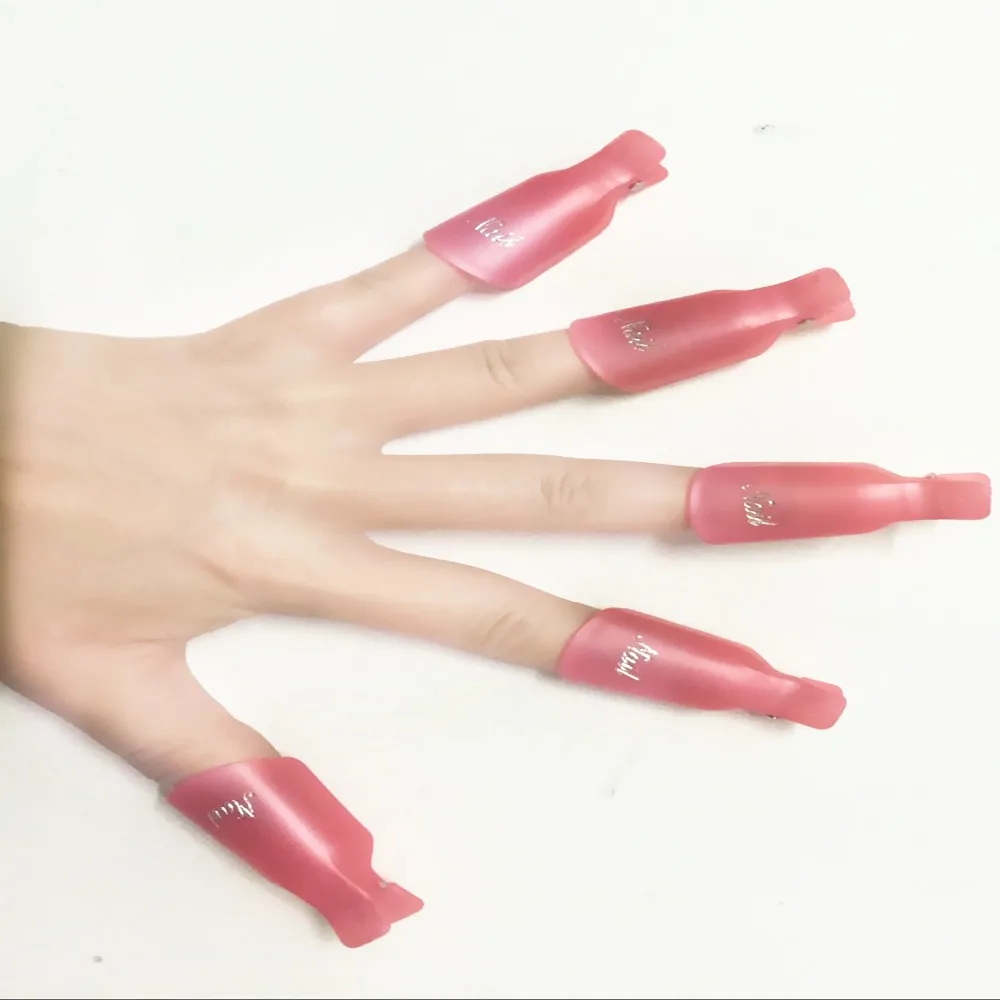 10 шт./лот женское пластиковое акриловое средство для снятия гель лака ногтей с