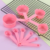 11pcs 10pcs measuring cups and measuring spoon scoop plastic handle kitchen measuring tool