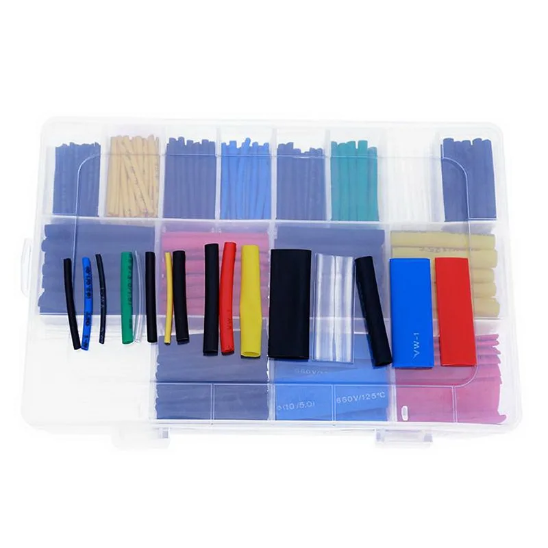 

Shrink Wrapping Heat Shrink Tube Thermoresistant Tube Cable Protector Heat-Shrinkable Sheath Shrink Tube Braid For Wires Cable