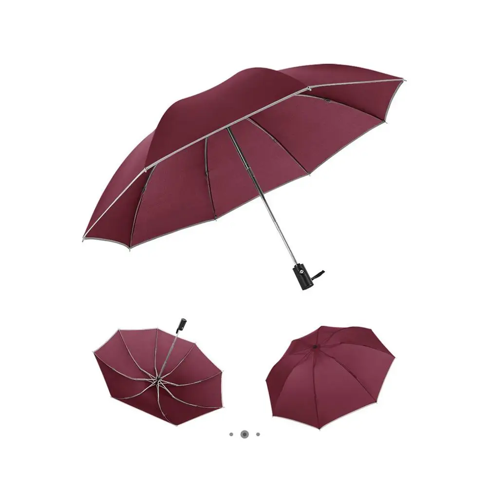 Windproof Double Layer Inverted Umbrellas Reverse Folding Umbrella Anti-UV Automatic Sunshade & Rain Christmas Gift # | Дом и сад