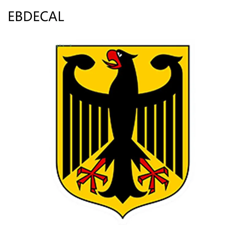 Ebdeckle наклейка для стайлинга автомобиля флаг герба Авто/бампера/окна/стены
