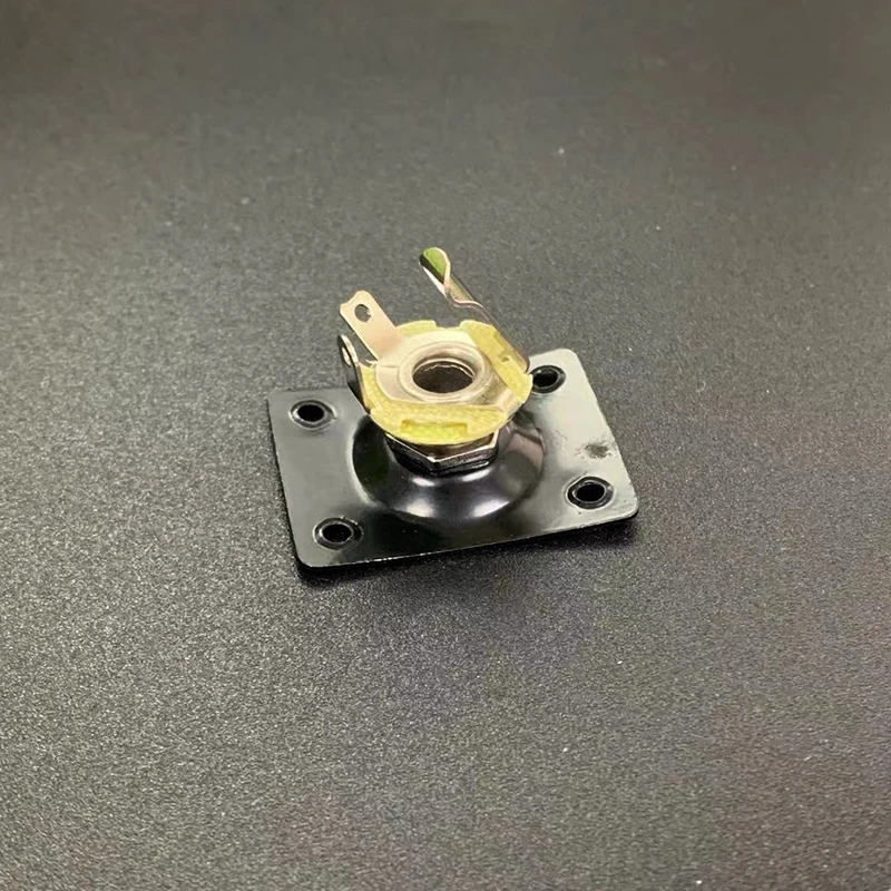 platz stil platte gitarre bass 14 ausgang eingang jack buchse für elektrische gitarre schwarz gold chrom gutiar partss free global shipping