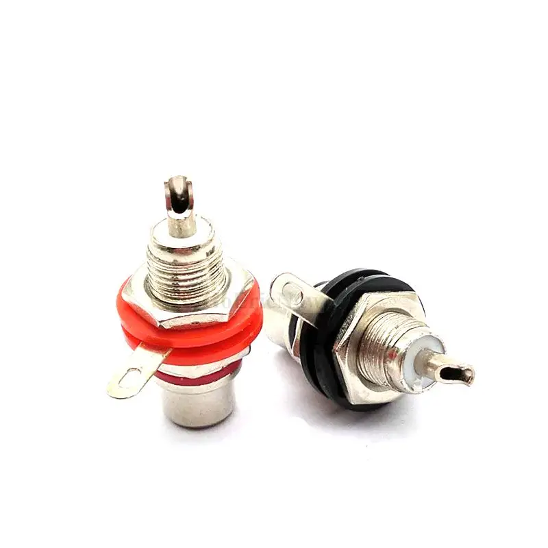 1 компл. сплав RCA Hi-Fi позолоченный гнездовой разъем шасси панели PCB адаптер |