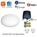 Датчик утечки воды Tuya Smart Life Zigbee, датчик уровня воды, датчик сигнализации для умного дома, система сигнализации для Alexa Google Home