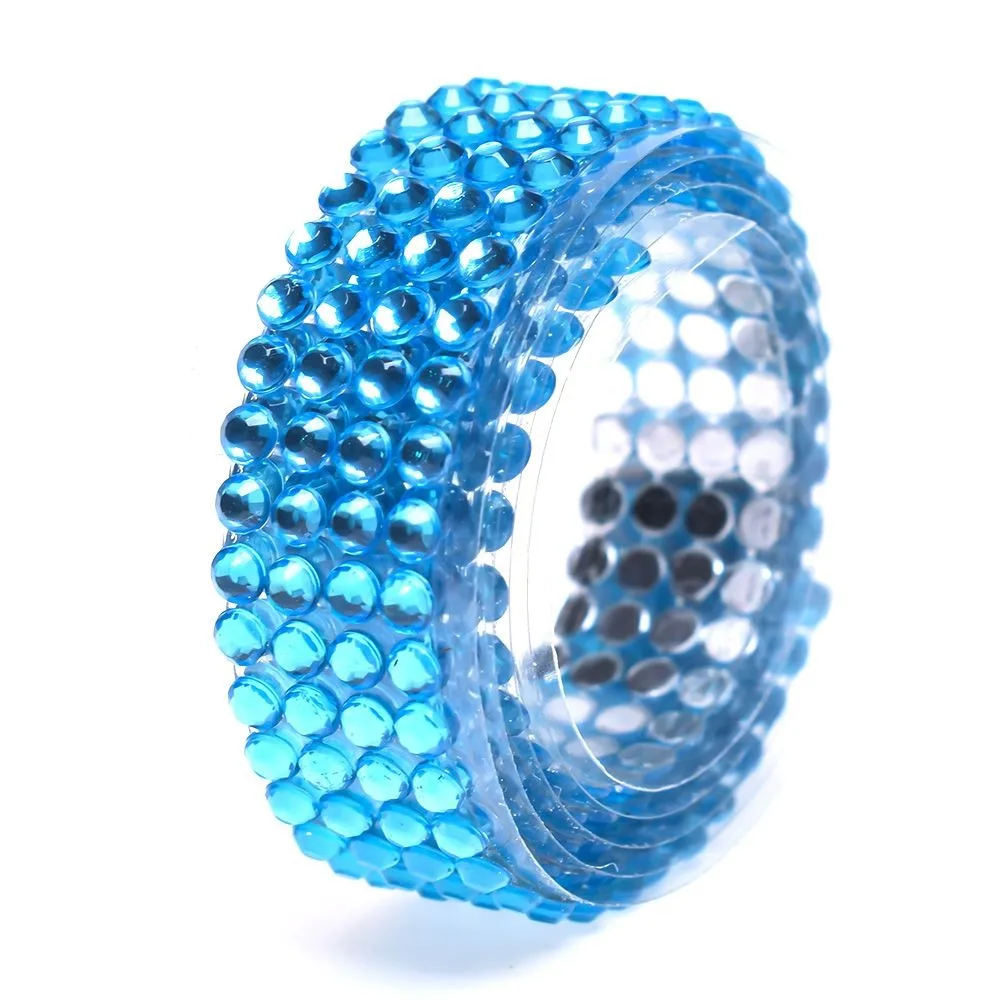 

Bling Self-Adhesive Acrylic Rhinestones Stick On Scrapbooking Sticker Tape Cellphone Gift Wrapping Wall Album Decorating Supply