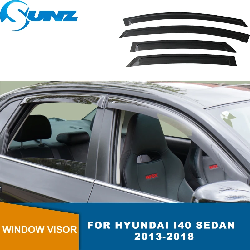 

Side Window Deflectors For Hyundai I40 Sedan 2013 2014 2015 2016 2017 2018 Door Visor Sun Rain Guards Weathershield Car Stylings