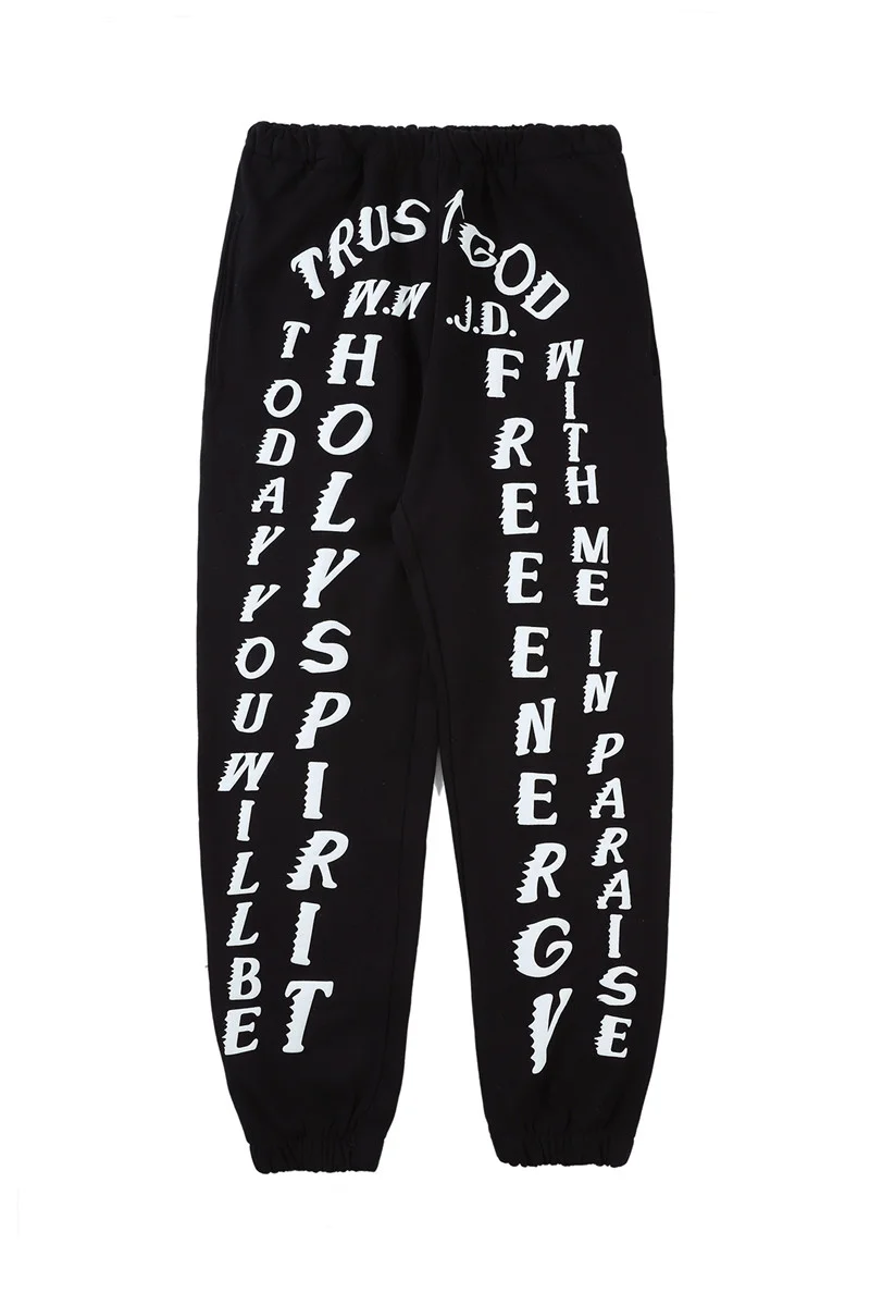 Мужские и женские тренировочные штаны Kanye сервисные брюки CPFM.XYZ с кулиской