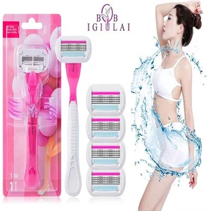 Лезвия для бритья для женщин, лезвие для безопасного удаления волос, лезвие для бритвы, сменные лезвия для бритвы, совместимые с Gillettee Venuse, 2020