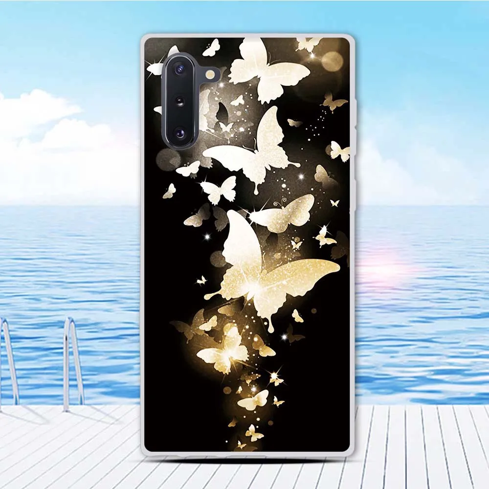 Чехол для Samsung Galaxy Note 10 чехол Plus силиконовый Note10 чехлы телефонов | Мобильные