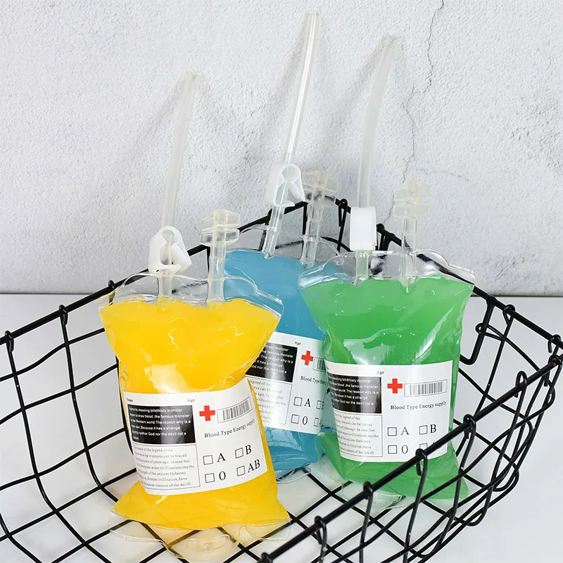 3 шт. прозрачный пластиковый пакет для напитков | Дом и сад