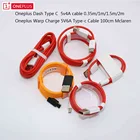 Оригинальный красный зарядный кабель 35 см100 см150 см200 см 4A Usb 3.1 Type C Oneplus 6 для A Plus 7 7t 6T 5 t 3 t