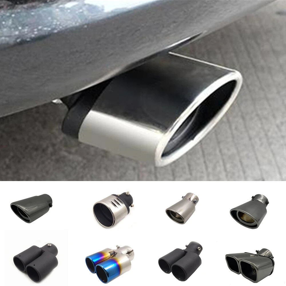 

Для Mazda 2 Demio 2014 2015 2016 2017 2018 2019 защитная задняя крышка автомобиля глушитель Выходная Труба Специальный выхлопной наконечник хвост 1 шт.