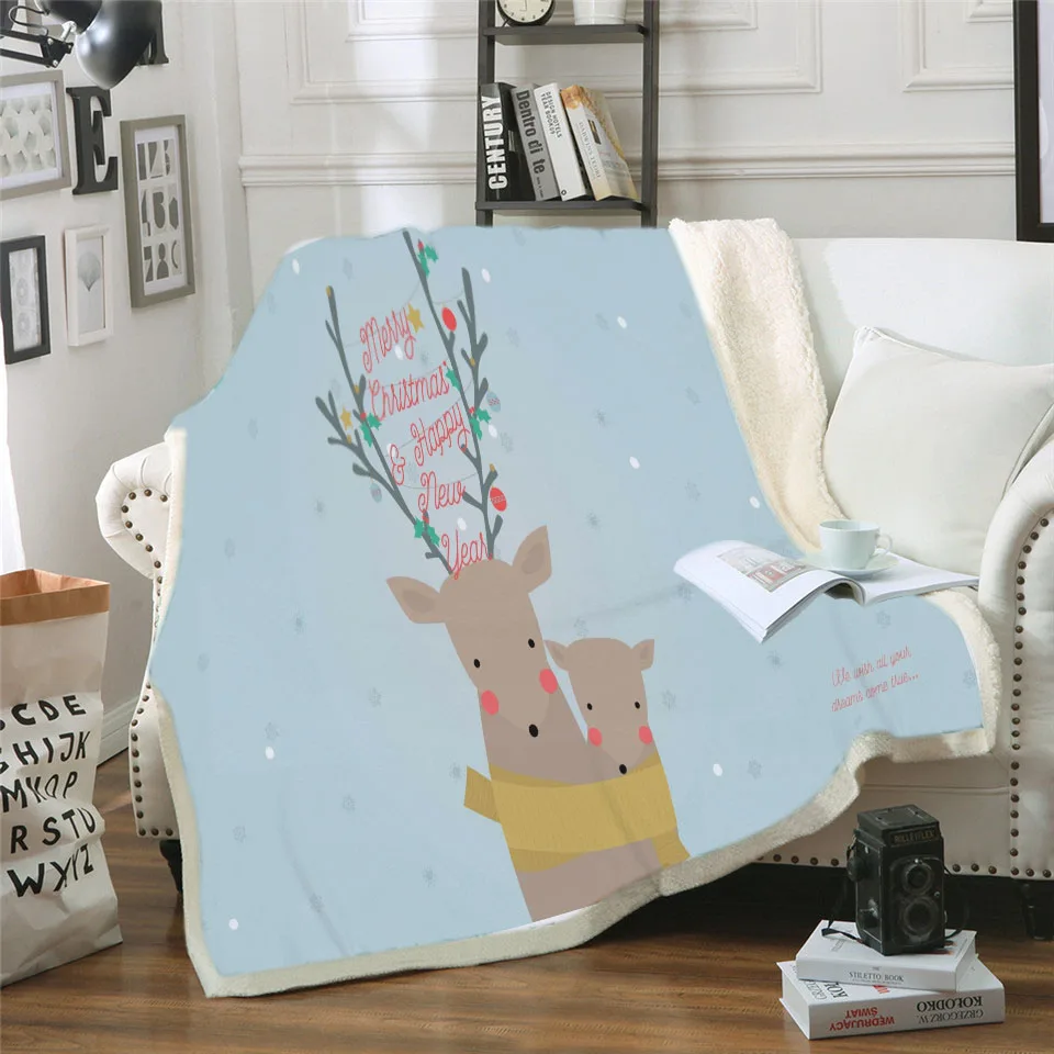 Постельное одеяло с рисунком Повелителей Земли шерпа 3D принтом флисовые