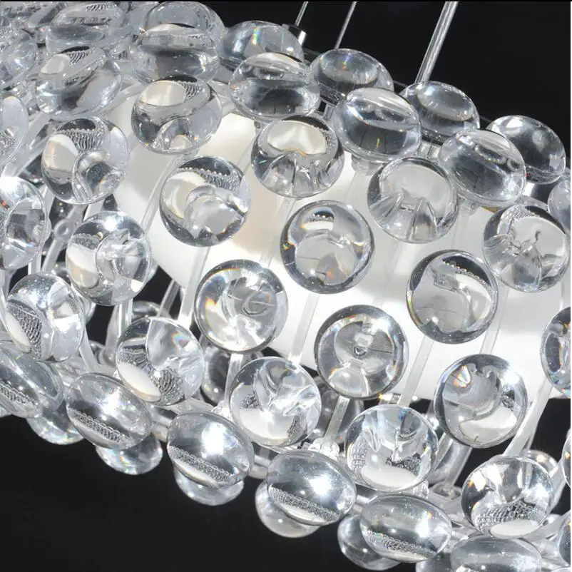 

D35/50/65cm Modern Suspension Foscarini Caboche Pendant Lamp Sweat Ion acrylic ball pendant lights modern rustic light fixtures