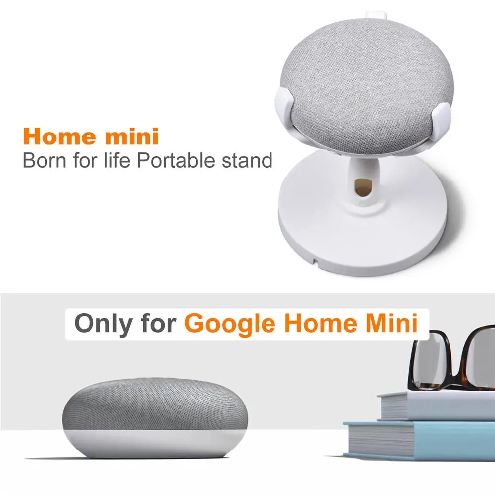 Для Google Home мини настольная подставка, Настольный держатель, голосовые ассистенты, компактный держатель, чехол, штепсельная вилка, для кухни, спальни, для учебы, аудио крепление