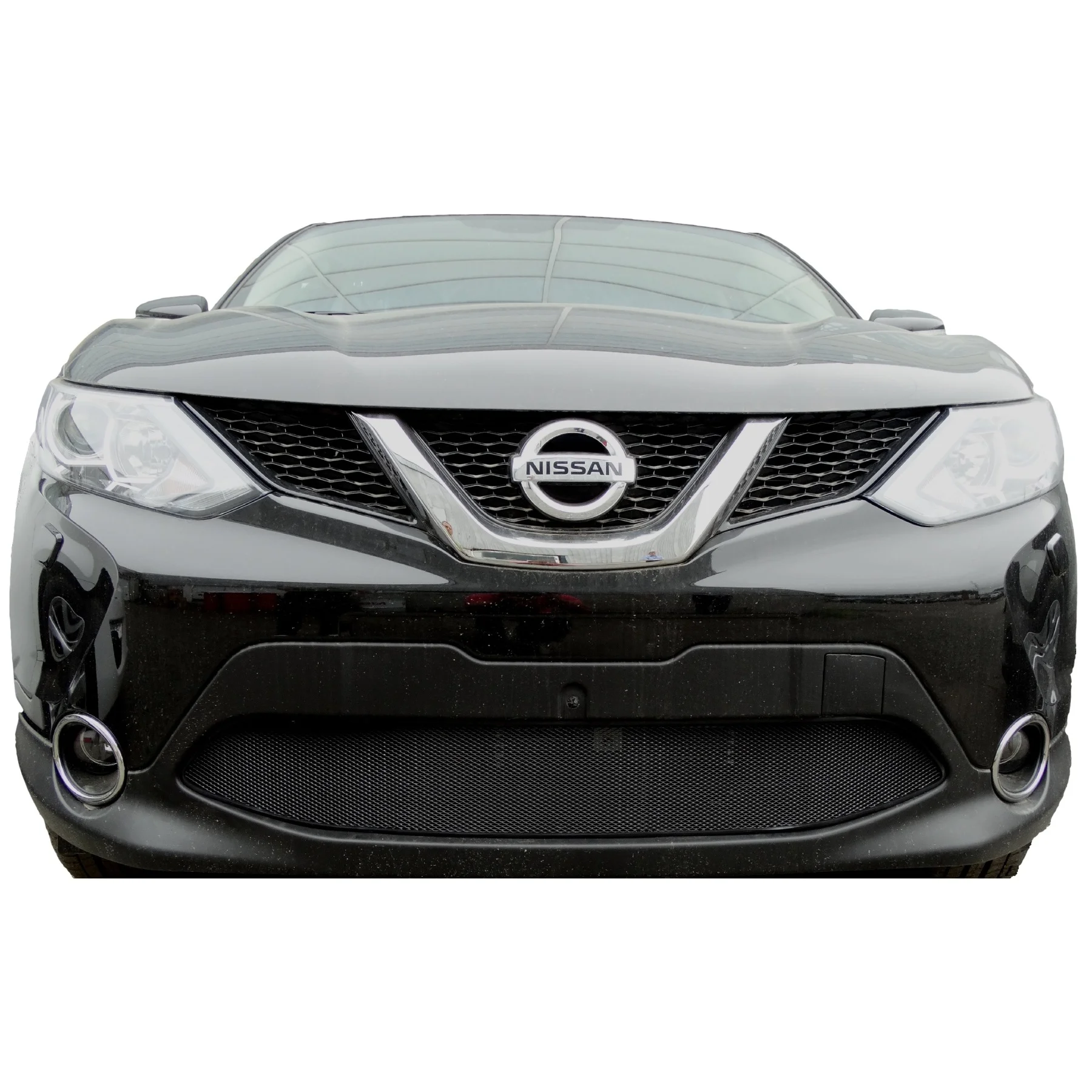 Защитная сетка на решетку радиатора Nissan Qashqai J11 2014 2018 защита от насекомых и камней