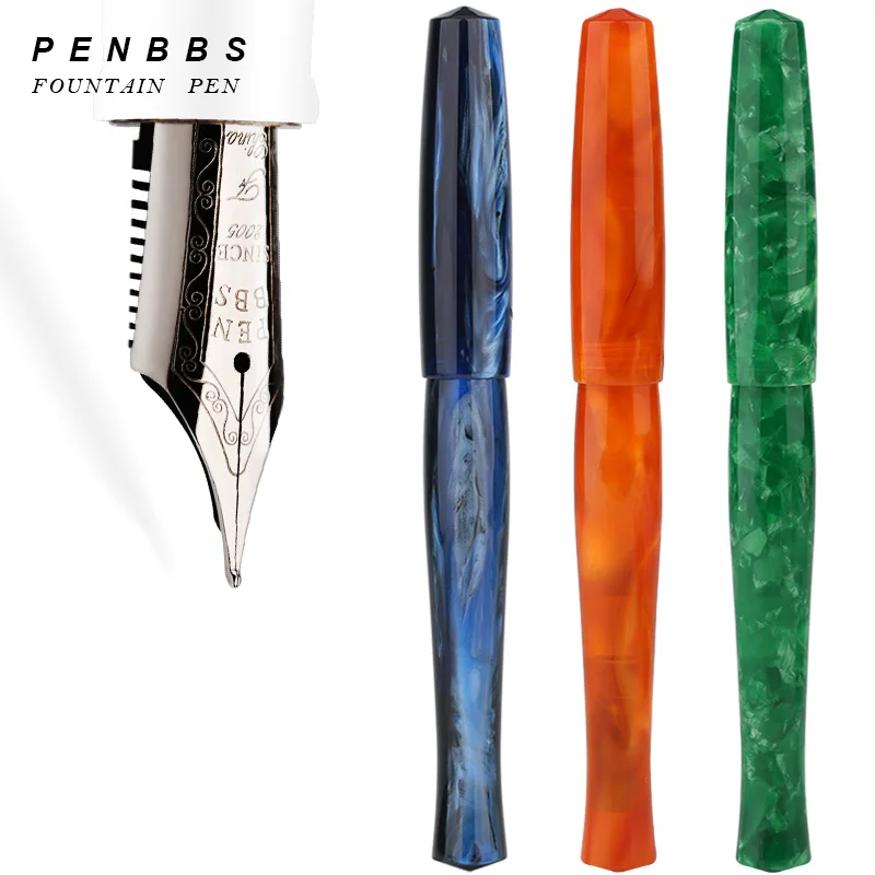 Новинка Moonman Penbbs 323 целлюлоидная акриловая авторучка из смолы без зажима иридий