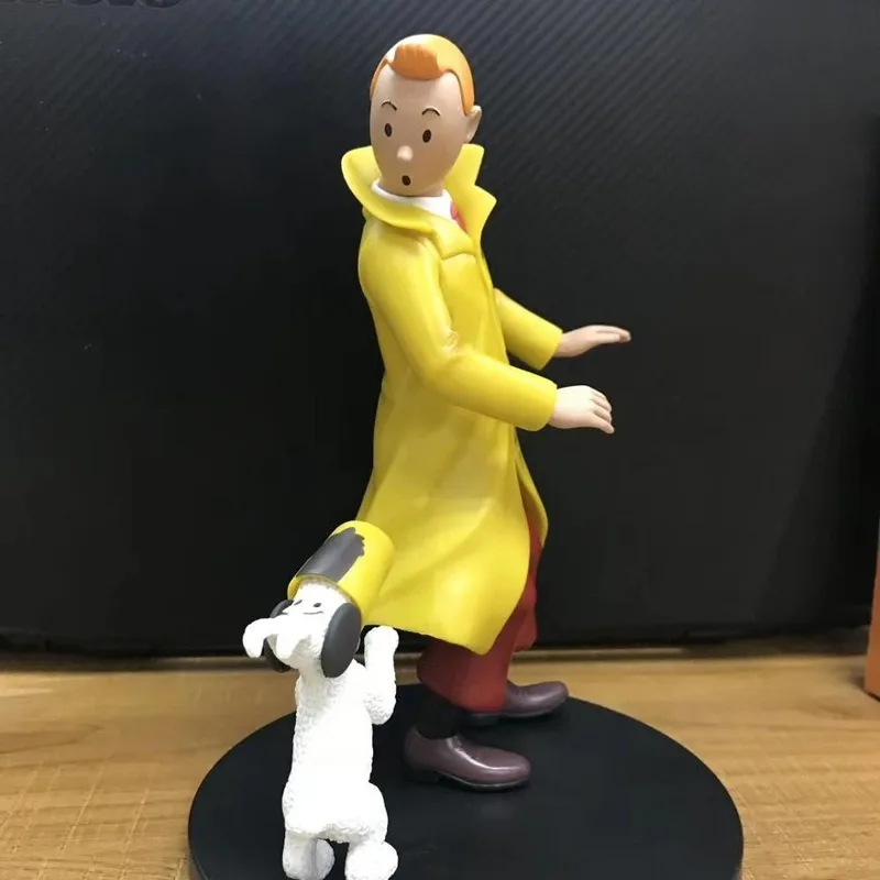 

New Arrival Tintin Milou Snowy in Trouble Comic Animation Herge Adventure of Tintin Figure Model Toy