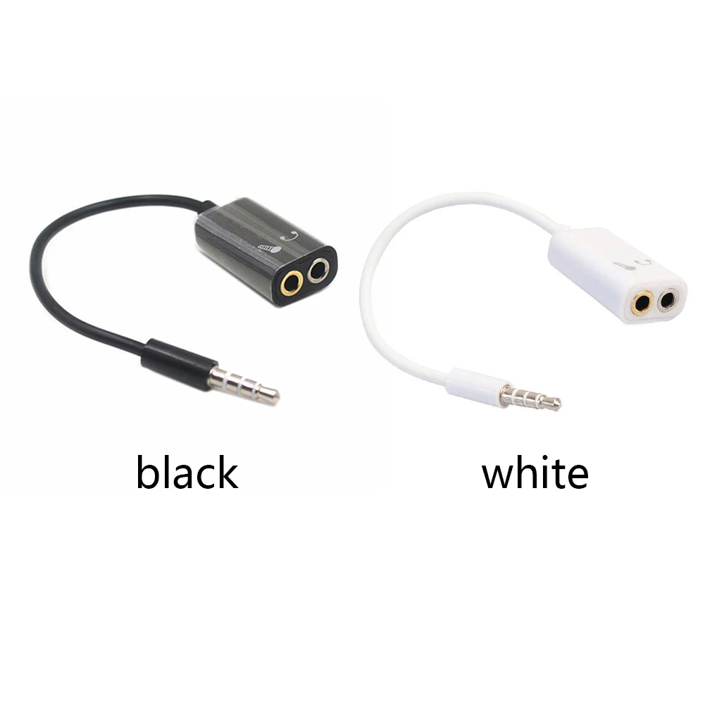 Сплиттер подключения ПК Прочный аудио кабель портативный 3 5 мм наушники микрофон