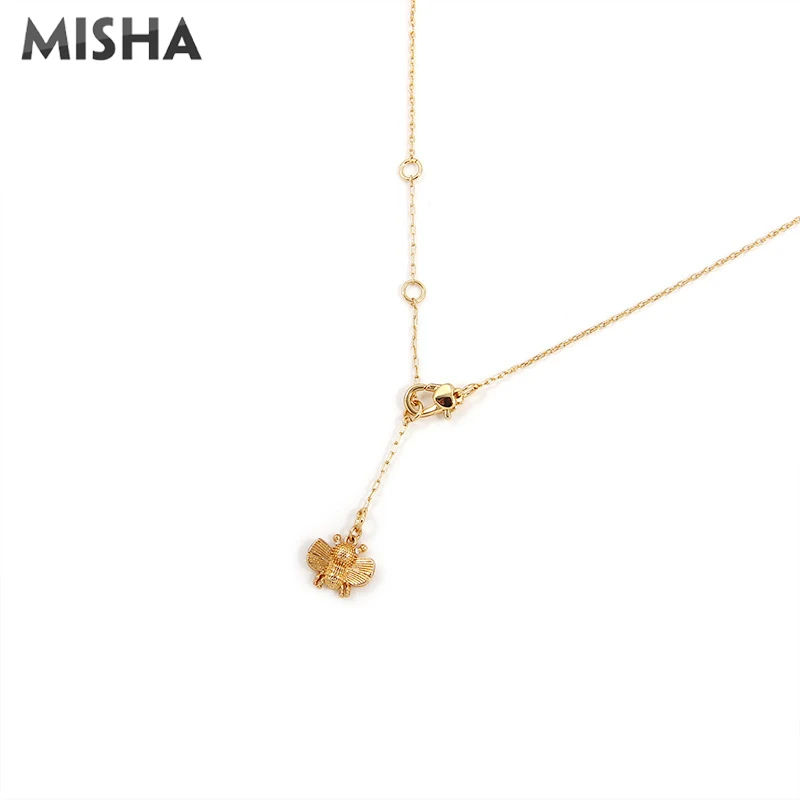 Миша модное ожерелье с подвеской для женщин ручной работы белый цветок пчела