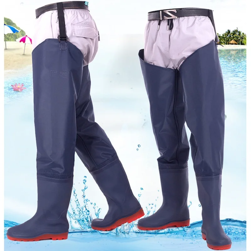 Утолщенные супер высокие водонепроницаемые брюки многофункциональные дождевые