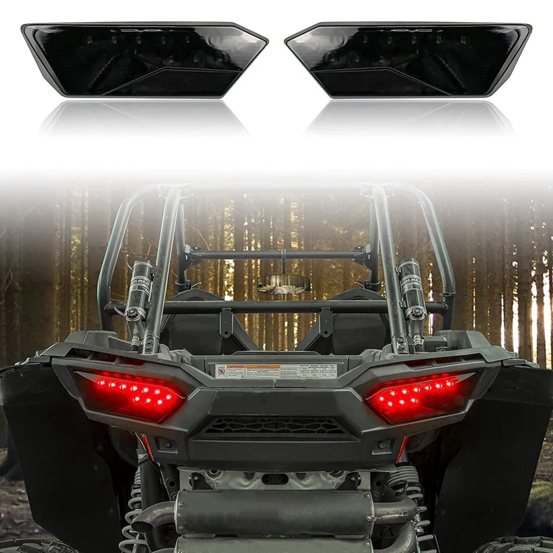 

Passenger Driver Side Tail Light Assembly for Polaris RZR Turbo 1000 XP 900 S 2014-2019 Black 2412341 2412342