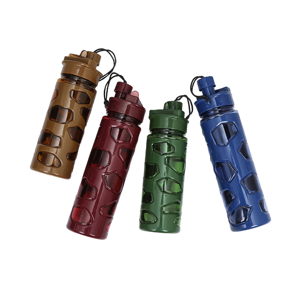 

Портативная Спортивная бутылка для воды, спортивные питьевые бутылки для улицы, фитнеса, прочная пластиковая бутылка, бутылка для кемпинга,...
