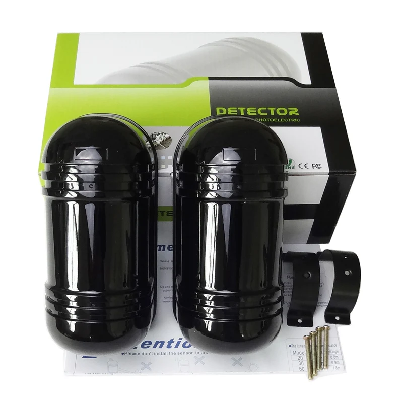 Водонепроницаемый двухлучевой датчик активный инфракрасный детектор вторжения