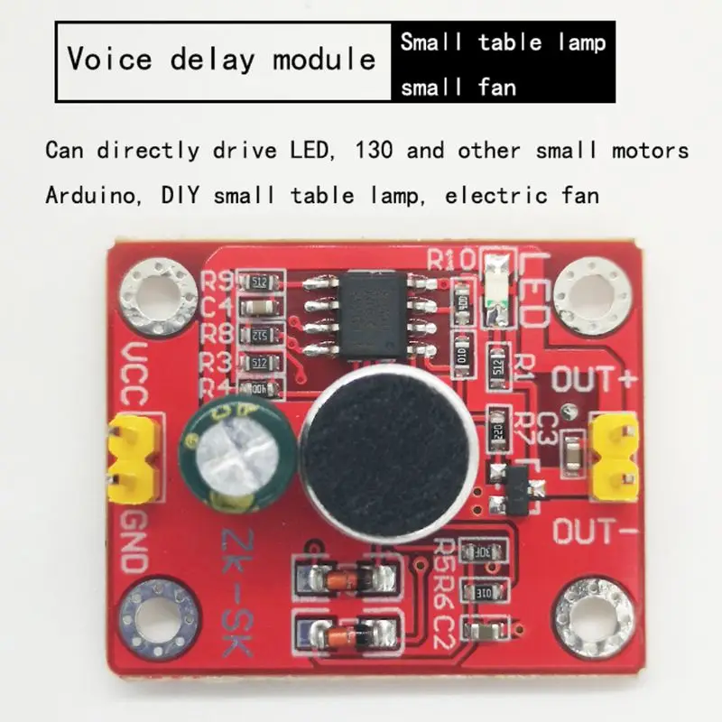 Модуль драйвера с голосовой задержкой 3 в 9 пост. Тока 1 5 А 10 сек умное управление