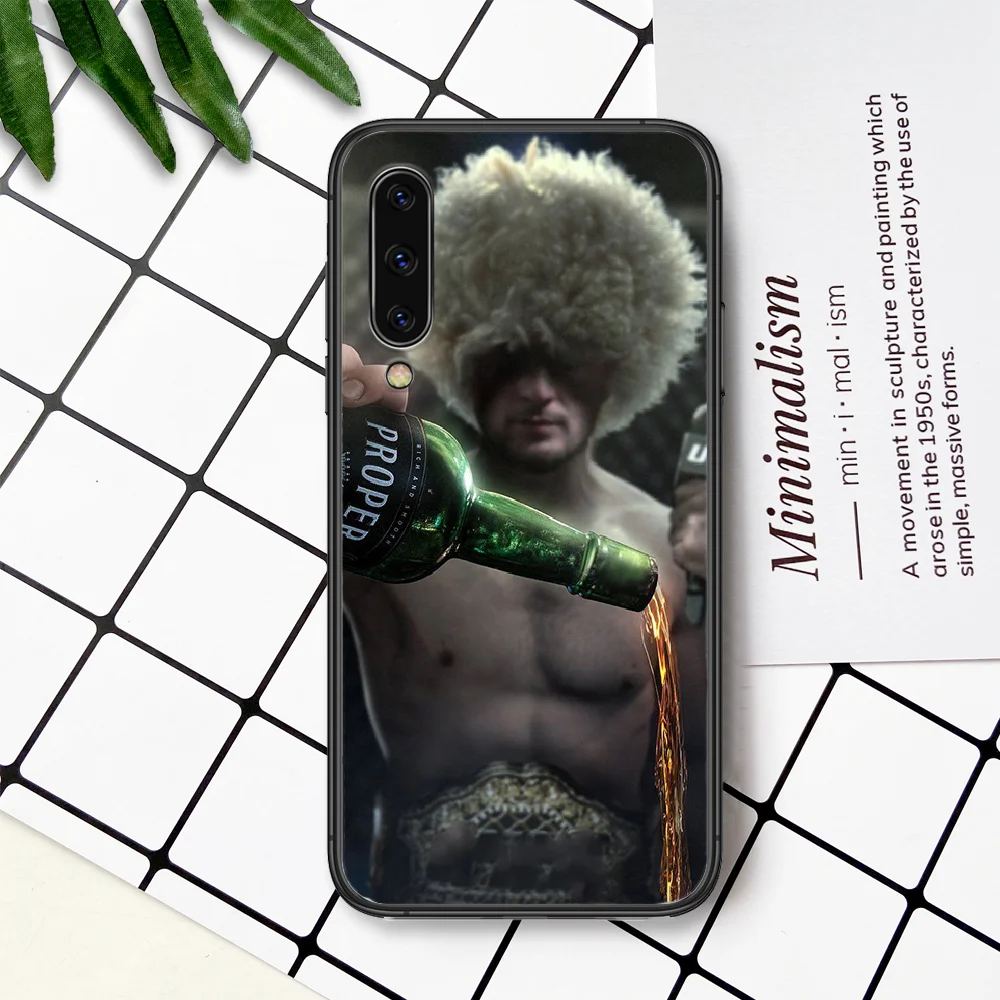 

Khabib Nurmagomedov Phone Case For Samsung Galaxy A 3 5 7 8 10 20 20E 21S 30 30S 40 50 51 70 71 black Cell Fashion Back 3D Shell